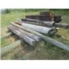 Image 2 : 33 Items-14) Railway Ties 8) Treated Posts 4) Blocks) 7) 6' Treated Fence Posts