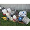 Image 1 : Chicken Waterers, Brooder Lights, Yard Fogger, 3) Water Tank Heaters -1 New, Bug Zapper, Pet Carrier