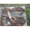 Image 3 : 10) Chains & Hooks 10' to 30', Clevis' Hooks, Pallet Grab, & 2 Load Binders