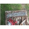 Image 4 : 10) Chains & Hooks 10' to 30', Clevis' Hooks, Pallet Grab, & 2 Load Binders