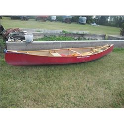 Nova Mdl Bo 15' 800LB Canoe w 2 Paddles & Life Jackets