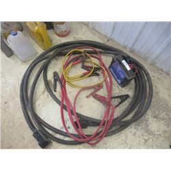 AC Delco Trickle Charger, 2 Sets Booster Cables & HD 240 Welder Extension Cord