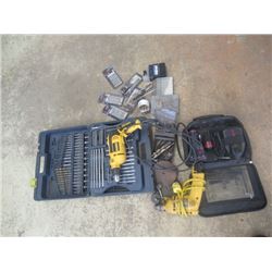 De Walt Hammer Drill, Bosch Cordless, De Walt Drill, & Drill Bits