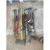 Image 1 : 30" Bolt Cutters, Splitting Axe, Wedge, Nail Puller, Wrecking Bar, & Pry's