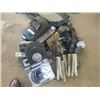 Image 3 : 2 Sets Welding Cable, Welding Mask, 2) Angle Grinders, Discs, Wire Brushes, & CO2 Regulator