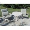 Image 1 : Bistro Set - Table w 2 Swivel Chairs