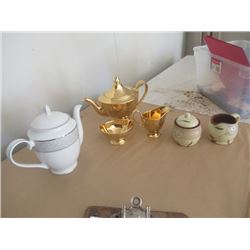 Royal Winton Teapot & Cream & Sugar, Mikage Teapot, Cream & Sugar