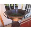 Image 2 : Copper Drink Cooler w Wrough Iron