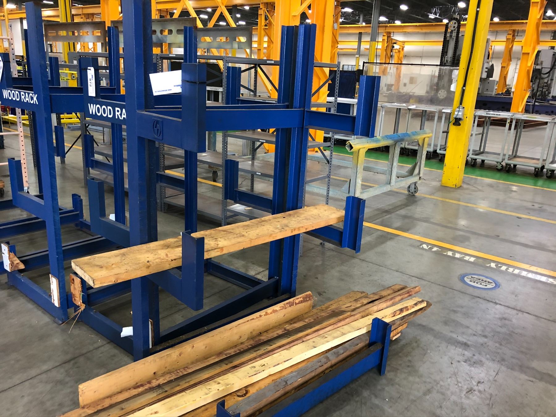 BLUE METAL 3 TIER RACK - Able Auctions