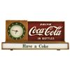 Image 1 : Coca-Cola Counter Top Light-Up Sign / Clock