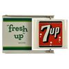 Image 1 : 7-Up Spinner Tin Flange Sign