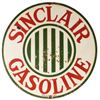 Image 1 : Sinclair Gasoline Early 4 Ft Round Porcelain Sign