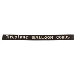 Firestone Tires Balloon Cord Canvas Sign