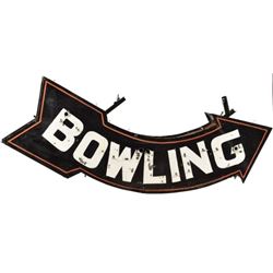 Bowling Alley Arrow Sign