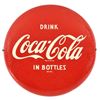 Image 1 : Drink Coca-Cola In Bottles Red Button Sign