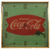 Image 1 : Coca-Cola Fishtail Light-Up Clock
