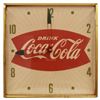 Image 1 : Coca-Cola Fishtail Light-Up Clock