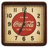 Image 1 : Coca-Cola In Bottles Square Clock