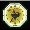 Image 2 : Weather Bird Shoes Neon Clock