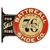 Image 2 : Tree Brand Shoes Lithographed Tin Flange Sign
