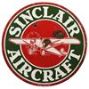 Image 2 : Sinclair Aircraft 4 Ft Double Sided Porcelain Sign