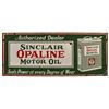 Image 1 : Sinclair Opaline Motor Oil Can 4 Ft Porcelain Sign
