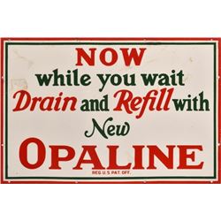 Sinclair Opaline Motor Oil Porcelain Sign