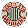 Image 1 : Sinclair Gasoline 24" Round Porcelain Sign