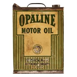 Sinclair Opaline Square Motor Oil Can