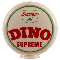 Sinclair Dino Supreme Gas Pump Globe