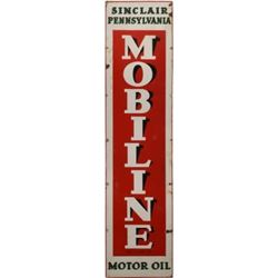 Sinclair Mobaline Vertical Porcelain Sign