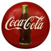 Image 1 : Coca-Cola Bottle 48" Red Button Sign