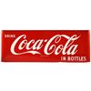Image 1 : Drink Coca-Cola In Bottles 5 Ft Porcelain Sign