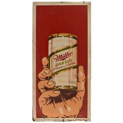 Miller High Life Beer Can Tin Sign