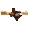Image 3 : Lone Star Beer Gun Tap Handles Mounted on TX Wood