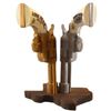 Image 4 : Lone Star Beer Gun Tap Handles Mounted on TX Wood