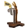 Image 6 : Lone Star Beer Gun Tap Handles Mounted on TX Wood