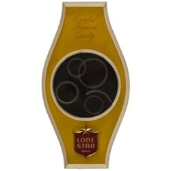 Lone Star Beer Light-Up Sign With Circle Spinner