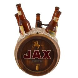 Jax Beer Barrel Hanging Clock