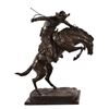 Image 1 : Large Remington Bronc Buster Bronze