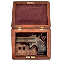 Engraved Remington O/U Derringer Cased