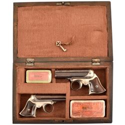 Cased Pair of Remington Elliot Zig-Zag Derringers