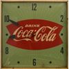 Image 1 : Coca-Cola Fishtail Light-Up Clock