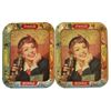 Image 1 : Coca-Cola Tin Serving Trays (2)
