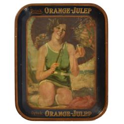 Try Orange-Julep Tin Serving Tray