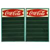 Image 1 : Coca-Cola Tin Menu Board Signs (2)