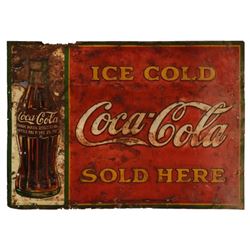 Ice Cold Coca-Cola Tin Sign