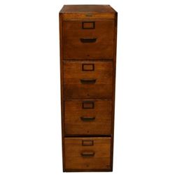 Oak Wood File Cabinet