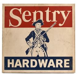 Sentry Hardware Tin Sign
