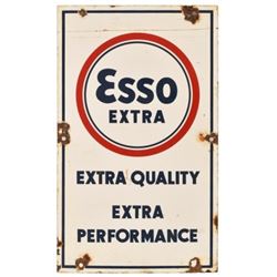 Esso Extra Gas Pump Porcelain Sign